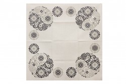 Κέντημα καρέ 90X90cm σε σχέδιο άνθη